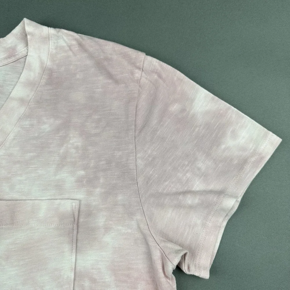 Sonoma Goods for Life Pink T-Shirt Women's Size Small V-Neck Top - Picture 5 of 9